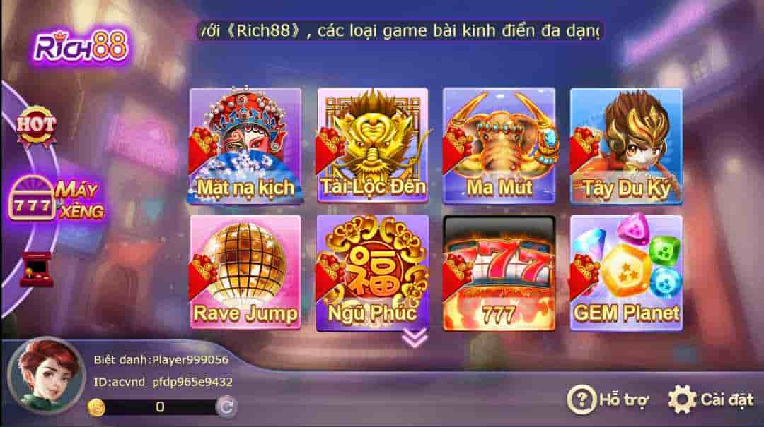 Tong hop nhung tua game hot nhat Rich88